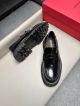 Ferragamo Man Black Calfskin Business Leather Shoes 0428119 (3)_th.jpg